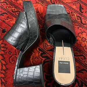 Dolce Vita platform block heel sandals